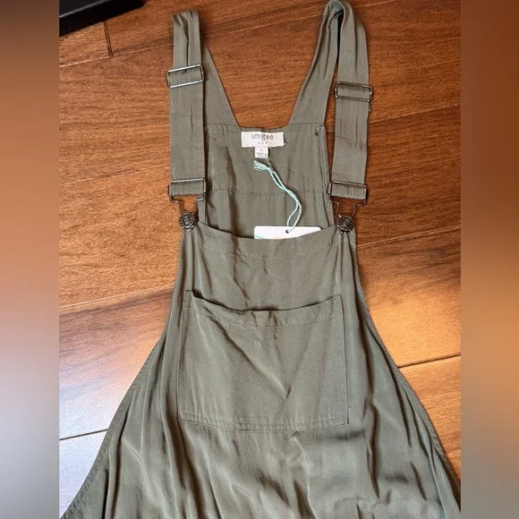 NWT UMGEE Olive Green Women's Jumpsuit - Picture 2 of 9